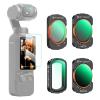K&F Concept Set di Filtri ND&UV&CPL Variabili Magnetici Compatibili con DJI OSMO Pocket 3, 4 Pacchetti di Filtri Ottici in Vetro UV CPL ND2-32 ND32-512 1-9 Stops Light Reduction Neutral Density HD
