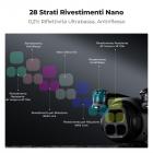 K&F Concept Set di Filtri ND Compatibili con DJI Mavic 4 Pro, 4 Pacchetti ND8 ND16 ND32 ND64 Filtro di Riduzione della Luce a Densità Neutra Accessorio per Obiettivo del Drone, Vetro Ottico HD