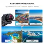 Drone Filtresi DJI Mavic 4 Pro ND Filtre Kiti 4 Adet (ND8+ND16+ND32+ND64) Çok Kaplamalı HD Optik Cam/Alüminyum Çerçeve