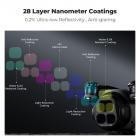 Drone Filtresi DJI Mavic 4 Pro ND Filtre Kiti 4 Adet (ND8+ND16+ND32+ND64) Çok Kaplamalı HD Optik Cam/Alüminyum Çerçeve