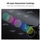 Drone Filtresi DJI Mavic 4 Pro ND ve PL Filtre 2'si 1 Arada Kit 4 adet (ND8 ve PL + ND16 ve PL + ND32 ve PL + ND64 ve PL) Çok Kaplamalı HD Optik Cam/Alüminyum Çerçeve