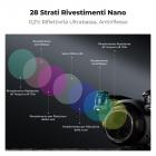 K&F Concept Kit di 3 Pacchetti di Filtri ND CPL con Filtro CPL ND8 ND16 con Rivestimento Multiplo in Vetro Ottico HD Compatibile con l'obiettivo della Fotocamera del Drone DJI Mavic 4 Pro Accessori