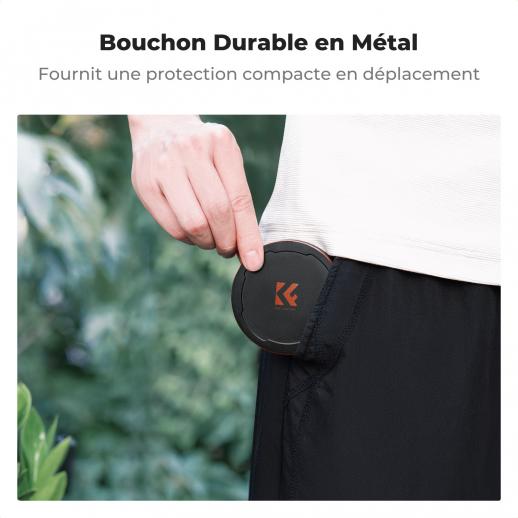 Filtre Polarisant Circulaire 55 Mm QUARKZMAN - Revêtement Multicouche, Verre Optique Haute Transmission - Avec Chiffon De Nettoyage
