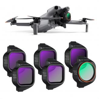 K&F Concept Set di 6 Filtri Compatibile con DJI Mini 5 Pro (CPL + ND8 + ND16 + ND32 + ND64 + ND128) - Filtro Densità Neutra e Polarizzatore per Obiettivo Drone, Vetro Ottico HD Multi-Rivestito