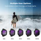 K&F Concept Set di 6 Filtri Compatibile con DJI Mini 5 Pro (CPL + ND8 + ND16 + ND32 + ND64 + ND128) - Filtro Densità Neutra e Polarizzatore per Obiettivo Drone, Vetro Ottico HD Multi-Rivestito