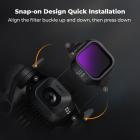 K&F Concept Set di 6 Filtri ND Compatibile con DJI Mini 5 Pro (ND4/ND8/ND16/ND32/ND64/ND1000) - Filtri Densità Neutra per Obiettivo Drone, Vetro Ottico HD Multi-Rivestito con Montatura in Plastica