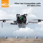 K&F CONCEPT ND/PL Filter Set Compatible with DJI Mini 5 Pro, 6 Pack CPL ND4&PL ND8&PL ND16&PL ND32&PL ND64&PL Polarizer Neutral Density Drone Lens Accessories, Multi Coated HD Optical Glass