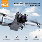 K&F Concept Set di Filtri ND Compatibile con DJI Mini 5 Pro, (4 Pezzi) ND8/ND16/ND32/ND64 ad Aggancio Rapido Vetro Ottico HD Multi-Rivestito - Accessori Filtro Densità Neutra per Obiettivo Drone
