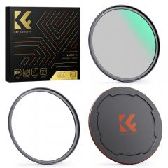 K&F Concept Nano-X Filtro 67mm Polarizzatore Circolare Magnetico CPL con Anelli Adattatori Magnetici Tappo Magnetico in Metallo per obiettivi 67mm