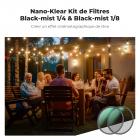 Kit de Filtres Black Mist 1/4 + Black Mist 1/8 52mm Filtre Black Pro Mist avec 18 Couches de Nano-revêtement - Nano-Klear