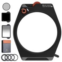 K&F Concept Rechteckfilter Set Square Filter Set (inkl.95mm CPL Filter+ ND1000+ GND8 Verlaufsfilter+ Filterhalter+ 4er Adapterringe) Nano X-PRO Serie