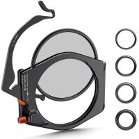 Kit Sistema Portafiltri Quadrato + Filtro Polarizzatore Circolare 95mm + 4 anelli adattatori - Serie Nano-Xcel Pro Kit Sistema Portafiltri Quadrato + Filtro Polarizzatore Circolare 95mm + 4 anelli adattatori - Serie Nano-Xcel Pro