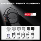 Kit Sistema Portafiltri Quadrato + Filtro Polarizzatore Circolare 95mm + 4 anelli adattatori - Serie Nano-Xcel Pro