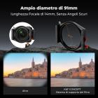 Kit Sistema Portafiltri Quadrato + Filtro Polarizzatore Circolare 95mm + 4 anelli adattatori - Serie Nano-Xcel Pro