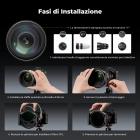 Kit Sistema Portafiltri Quadrato + Filtro Polarizzatore Circolare 95mm + 4 anelli adattatori - Serie Nano-Xcel Pro