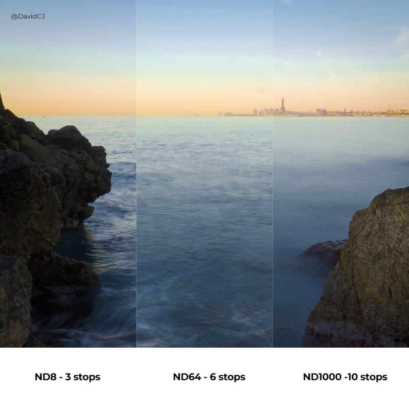 Exposure Control: Using ND filters to control exposure in different lighting conditions.