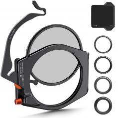100mm Pro Square Filter System Rechteckfilter CPL+ND1000 Filter mit 67mm/72mm/77mm/82mm Adapterringen, Nano Xcel Pro Series 100mm System