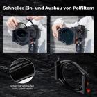 100mm Pro Square Filter System Rechteckfilter CPL+ND1000 Filter mit 67mm/72mm/77mm/82mm Adapterringen, Nano Xcel Pro Series 100mm System