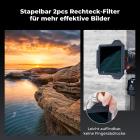 100mm Pro Square Filter System Rechteckfilter CPL+ND1000 Filter mit 67mm/72mm/77mm/82mm Adapterringen, Nano Xcel Pro Series 100mm System