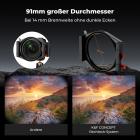 100mm Pro Square Filter System Rechteckfilter CPL+ND1000 Filter mit 67mm/72mm/77mm/82mm Adapterringen, Nano Xcel Pro Series 100mm System