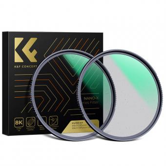 58mm Black Diffusion Pro-Mist 1/4 & 1/8 Filter Special Effects Filter Ultra-Clear Multi-layer Coated With Waterproof Scratch-Resistant and Anti-Reflection Nano-X Series