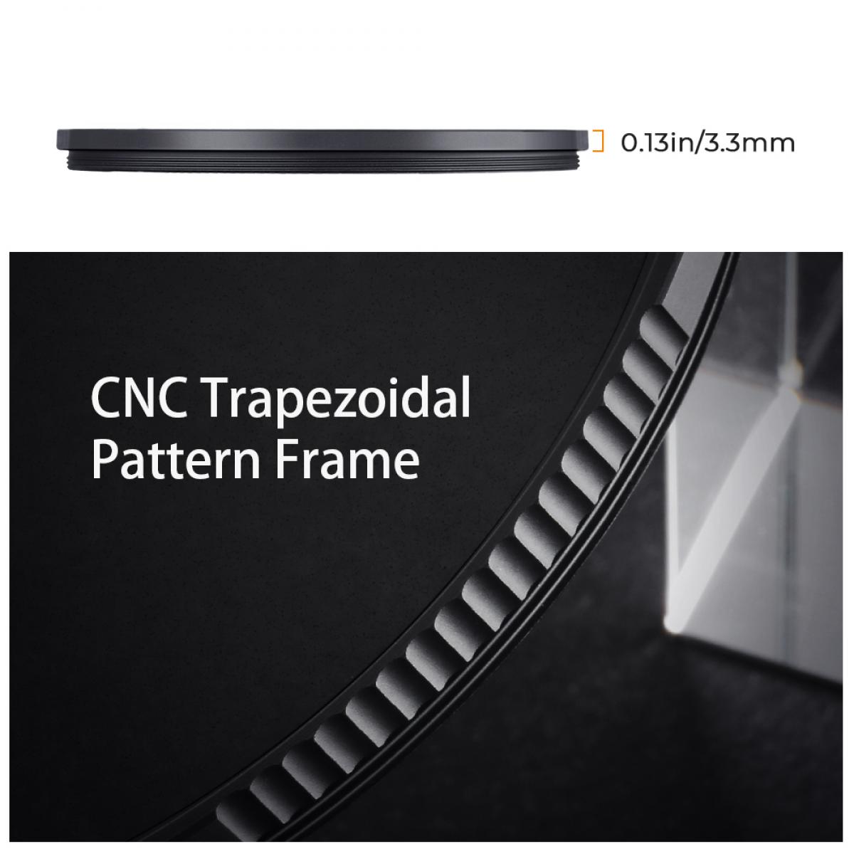 67 mm Black Mist Filter Diffusion 1/4 Och 1/8 Filter Kit för Drömmande Filmiska Effekter - Nano-Xcel