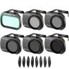 Mavic Mini Lens Filter Kit UV + ND4 / PL+ ND8 / PL+ ND16 / PL+ND32 / PL+ ND64 / PL + 1 x blæserbladsæt Mini / Mini 2 / Mini SE / Mini 2 SE