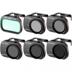 DJI Mini 2 Mavic Mini Se ND Filter Camera Lenses 6 Pack Filter Sets（UV+CPL+ND8+ND16+ND32+ND64）, Compatible with DJI Mini 2/Mavic Mini 1/Mini 2/Mine SE / Mini 2 SE Drone