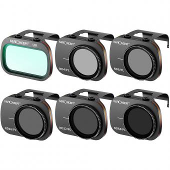 DJI Mavic Mini Lens Filter Kit Mini / Mini 2 / Mini SE / Mini 2 SE UV + ND4 / PL + ND8 / PL + ND16 / PL + ND32/PL + ND64 / PL + 1 x Fan Blade Set