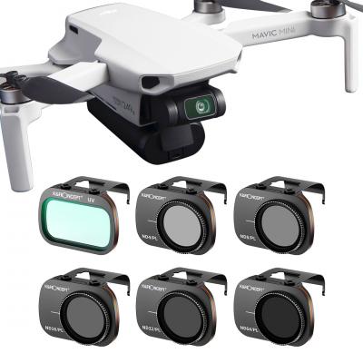 Kit Filtros UV + ND4/PL + ND8/PL + ND16/PL + ND32/PL + ND64/PL para DJI Mavic Mini 1/2/SE/2SE