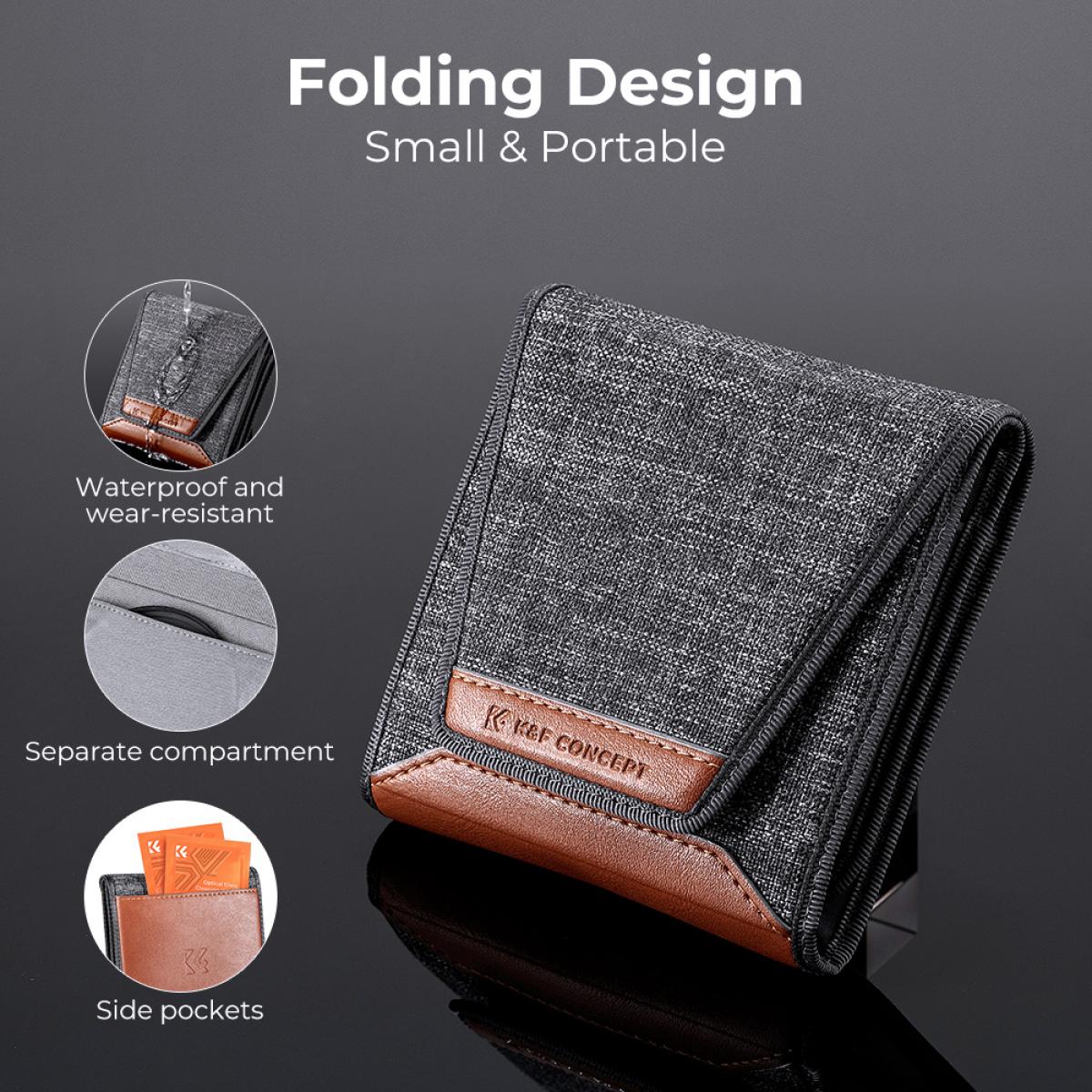 Kit de filtro de lente fino de 82mm 3 unidades (MCUV + CPL + ND4) + caneta de limpeza de lente + bolsa de filtro