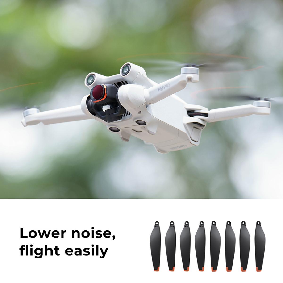 DJI Drone Filter Mini 3 Pro HD Filter 5 stk sett (UV+ND8/PL+ND16/PL+ND32/PL+ND64/PL) med 28 lags antirefleksjonsgrønt belegg, vanntett og ripesikkert