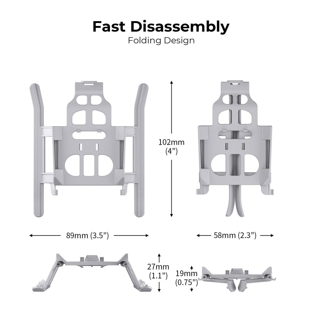 DJI Drone Mini3 Pro filtersett (ND8&PL + ND16&PL + ND32&PL) med ensidig antirefleks grønn film og et sett med padler for Mini3