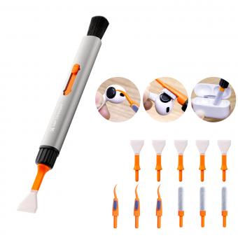 Ensemble de stylos de nettoyage remplaçables (stylo de nettoyage + 6 x bâton de nettoyage APS-C + 3 x éponge floquée + 3 x éjecteur)