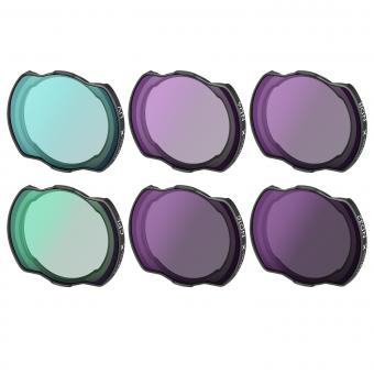 DJI Avata Drone Filter Set 6pcs (UV + CPL + ND4 + ND8 + ND16 + ND32) avec film vert anti-rayures étanche anti-reflet simple face