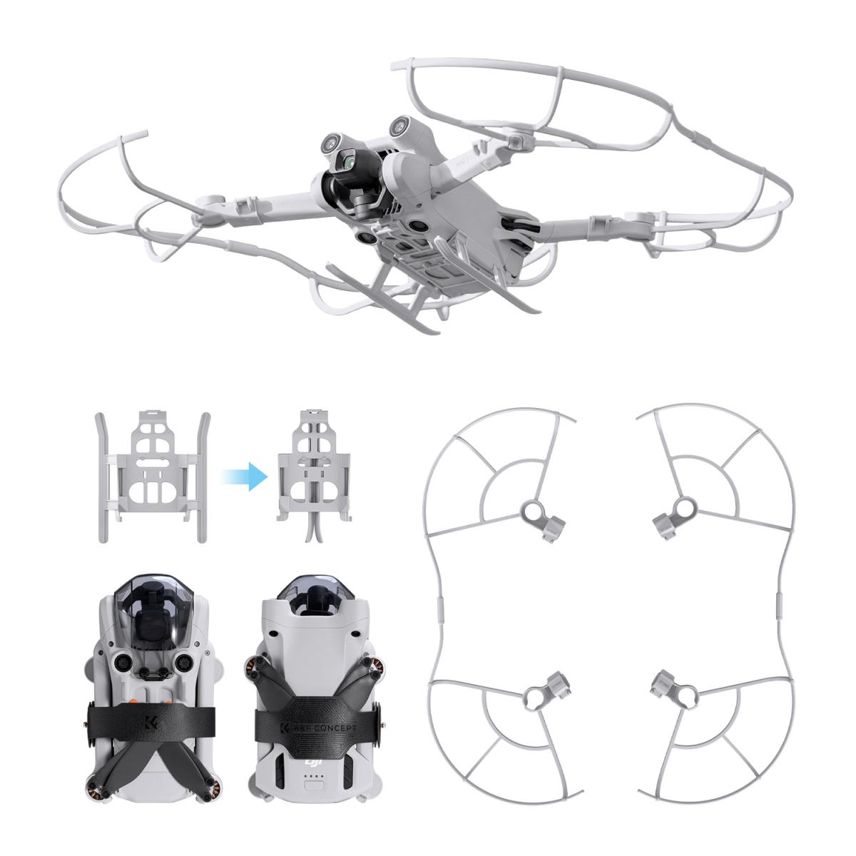 Accessoires De Train D'atterrissage Pliable Adaptés Aux Drones Et Aux  Cardans Dji Mini 4pro, Conception Anti-collision, Mode en ligne