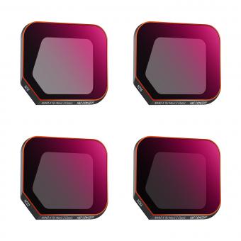 Ensemble de 4 filtres DJI Mavic 3 Classic (ND8 + ND16 + ND32 + ND64) avec film vert anti-reflet unilatéral étanche et résistant aux rayures