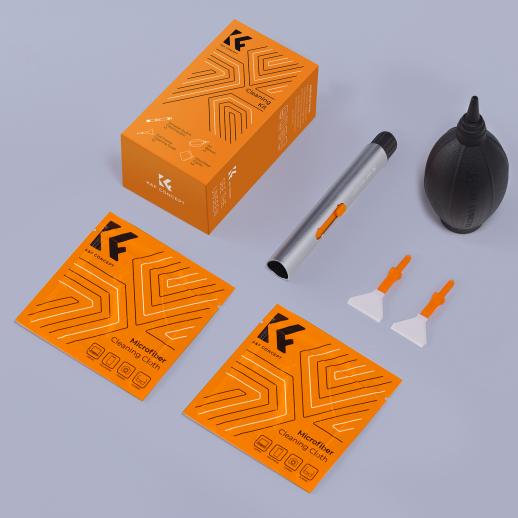 Kit de limpieza 8 en 1, kit de limpieza electrónico multifuncional  Herramienta de cepillo de limpieza para Airpod Pro / Teclado / Auriculares  / MacBook / Auriculares / Auriculares / iPad / iPhone - K&F Concept