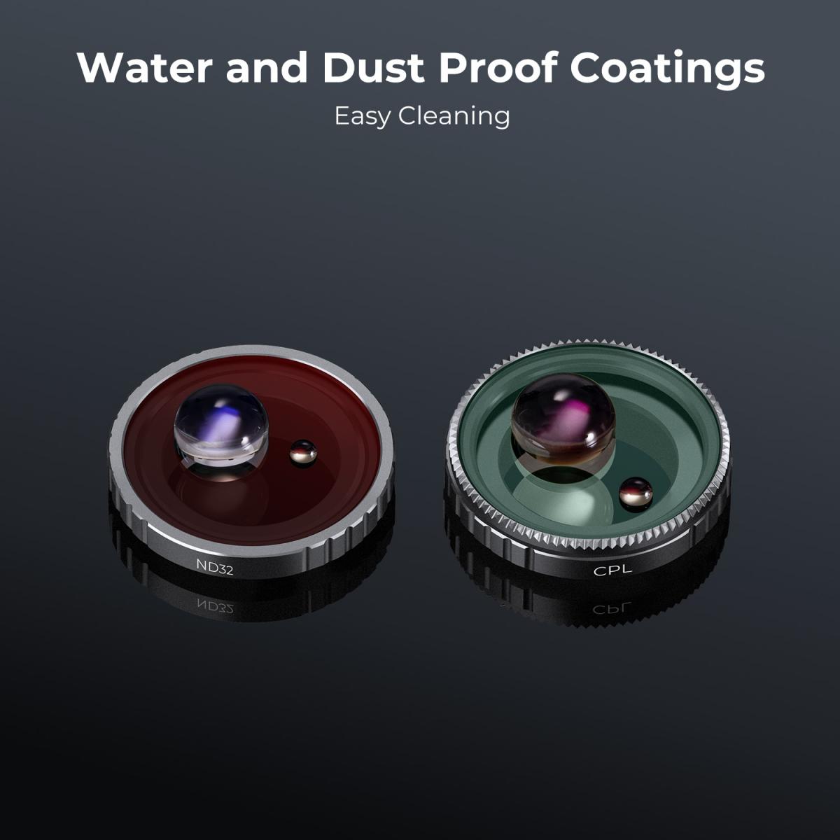 Insta360 GO3 ND8+ND16+ND32+ND64 suodatinsarja, optinen lasi ja 28 monipinnoitettua toimintakameran lisävarustetta