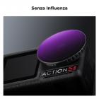 K&F Concept 4 Pezzi 2 in 1 Set di Filtri (ND8&PL ND16&PL ND32&PL ND64&PL) per DJI OSMO Action 5 Pro/Action 4/3, Filtro Densità Neutra & Polarizzatore con 28 Strati di Nano Rivestimento, Accessori