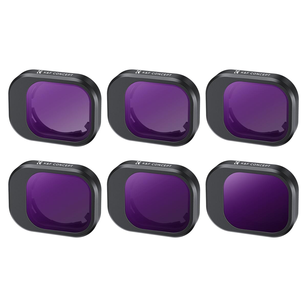 Paquete de 6 filtros para todo el día DJI Mini 4 Pro - ND con