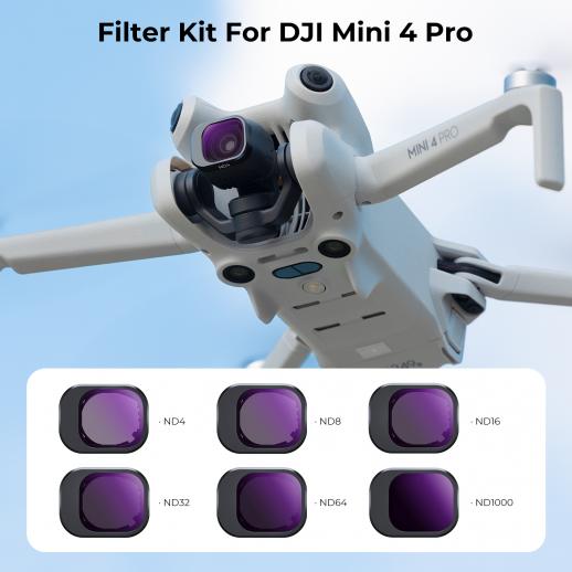 ND Filter for DJI Mini 4 Pro  K&F Concept DJI Filters - K&F Concept