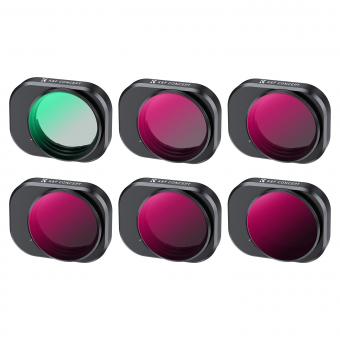 K&F Concept Lot de 6 filtres CPL, ND&PL pour DJI Mini 4 Pro (CPL, ND4&PL, ND8&PL, ND16&PL, ND32&PL, ND64&PL)
