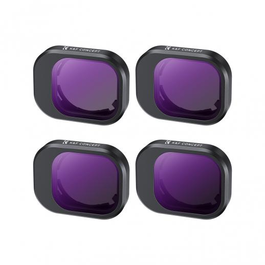 K&F Concept Mini 4 Pro ND Filterset, 4 Stück ND8+ND16+ND32+ND64 Filter Kompatibel mit DJI Mini 4 Pro