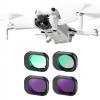 Kit de filtros K&F Concept ND / UV / CPL para DJI Mini 4 Pro 4 Pack (CPL, UV, ND8 e ND16)