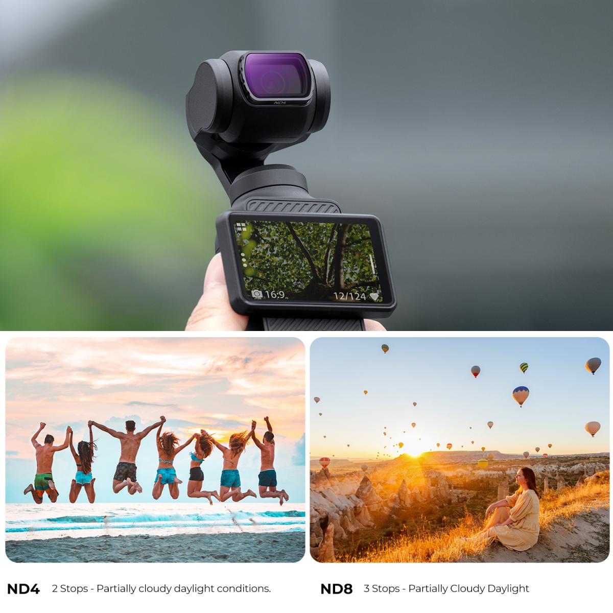 Accessorio Magnetico Camera Obiettivo Grandangolare Magnetico Fenmic Per DJI Pocket 2/Pocket - Vetro Ottico Tamron 28-75mm F/2.8 Sony G2