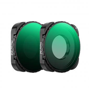 K&F Concept Variable ND Filter Set Kompatibel mit GoPro Hero 13 Schwarz, ND2-32 & ND32-512Neutraldichte Zubehör Light Reduction Filter für Go Pro Hero 12/11/10/9 Schwarz, Multi Coated HD Optical Glass