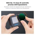K&F Concept 2 Pezzi Kit di ND Filtri (ND2-32 + ND32-512) per GoPro Hero 13/12/11/10/9, con Filtro Variabile ND2-32 e ND32-512 con 28 Strati di Nano Rivestimento, Fotocamera di Azione Accessori