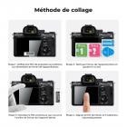 Protecteur d'écran d'appareil photo*3 compatible avec Sony A9, A7III, A7R II, 7II, 7S II, A9II, A7R III, A1, RX1R, RX1, RX10IV, A7C, A7S III, A7R IV, RX10 III, RX10 II, RX10, RX100 V, RX100 Va, RX100 IV, RX100II, RX100, verre trempé de dureté 9H de 0,3 mm