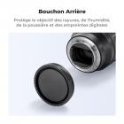 Kit 7 en 1 pour Sony E 2x Bouchons de Boîtier + 2x Bouchons d'Objectif + 2x Bouchons de Griffe Porte-accessoire + 1x Chiffon de Nettoyage